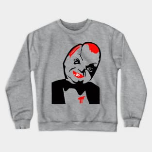 Deep Red Puppet Crewneck Sweatshirt